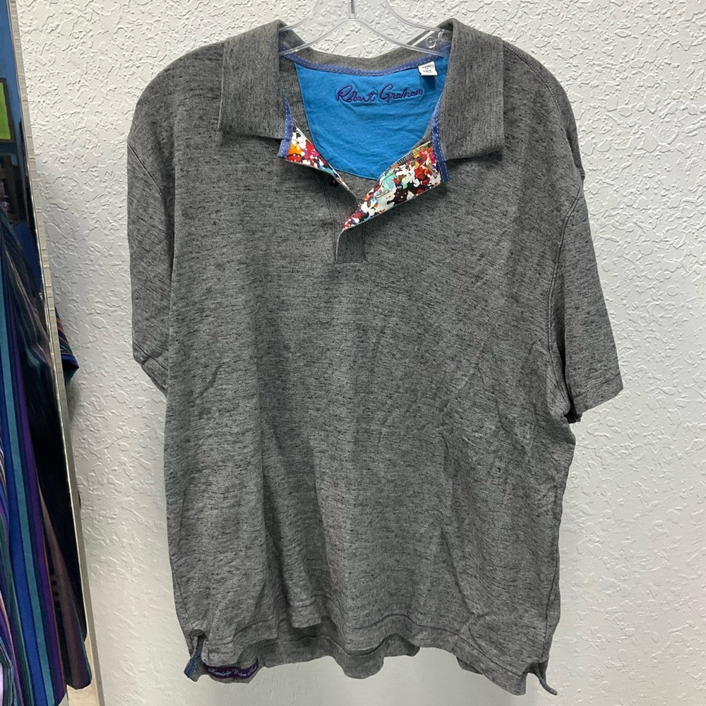 Robert Graham Grey Polo, 2XL